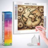 A journey through times and seas — Diamond Painting Kit, product view 3