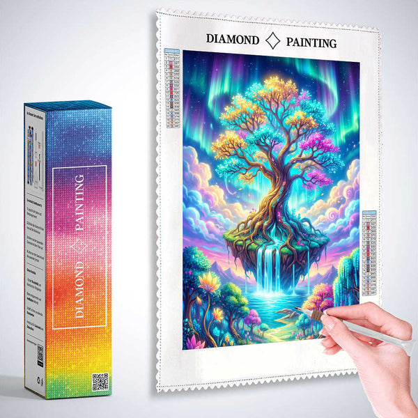 Aurora Tree of Life — Diamond Painting Kit, product view 3