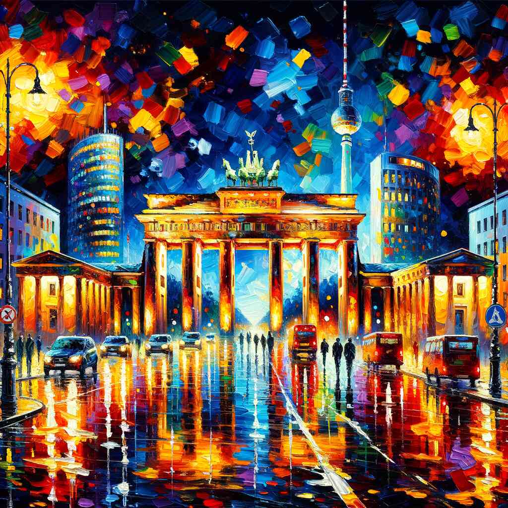 Berlin Magic of Lights — Diamond Painting Kit design