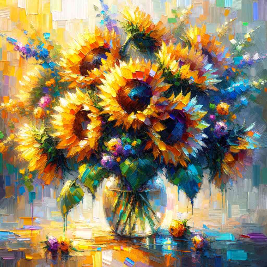 Sunshine and play of colors — Diamond Painting Kit design