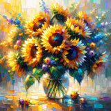 Sunshine and play of colors — Diamond Painting Kit design