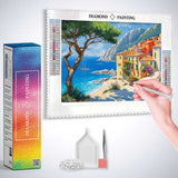 A Mediterranean Flower Path — Diamond Painting Kit, product view 3