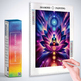 Lotus flower Buddha — Diamond Painting Kit, product view 3