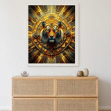 Tiger Mandala — Diamond Painting Kit, product view 2