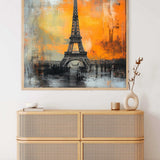 Paris in a Fiery Sunset — Diamond Painting Kit, product view 2