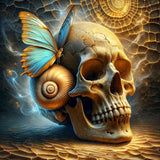 Skull shell — Diamond Painting Kit design