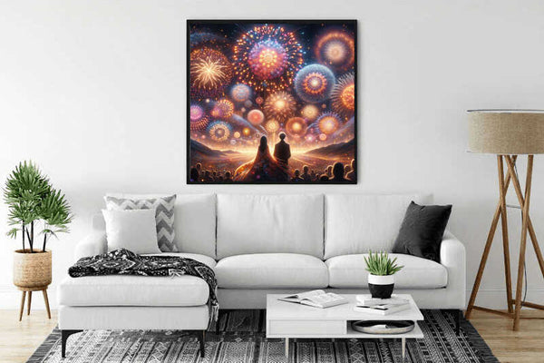 Fireworks of emotions (DP-7320) — Diamond Painting Kit, product view 2
