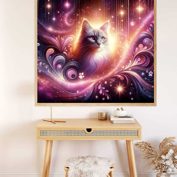 Home Is Where My Cats Are — Diamond Painting Kit, product view 2