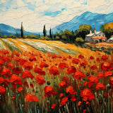 A Flourish of Poppies — Diamond Painting Kit design