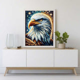 Majestic Eagle Portrait — Diamond Painting Kit, product view 2