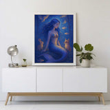 The Mermaid's Quiet World — Diamond Painting Kit, product view 2