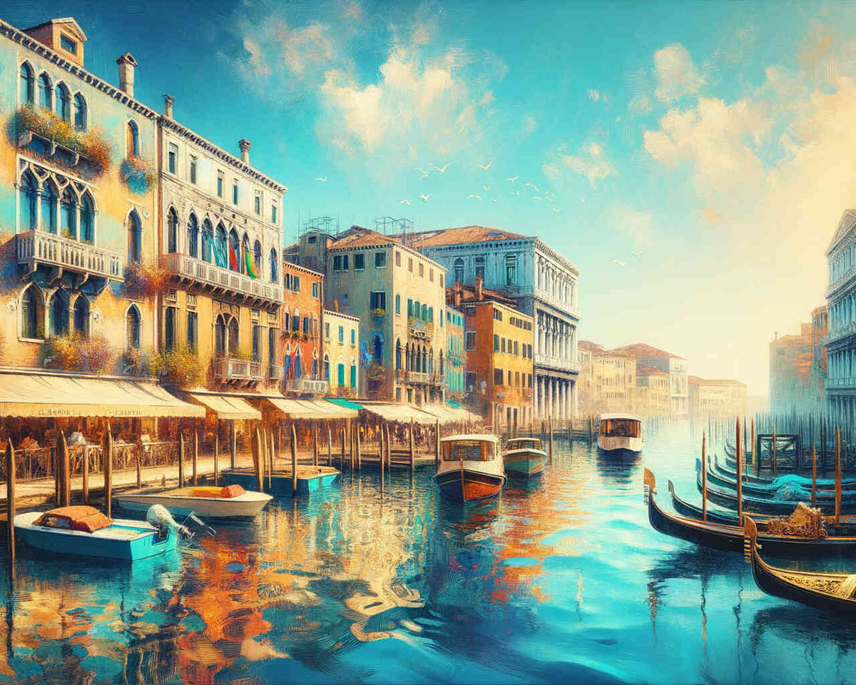 Venice beneath a Blue Sky — Diamond Painting Kit design