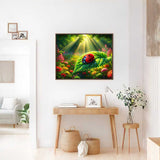 Ladybugs and the Lights of Life — Diamond Painting Kit, product view 2
