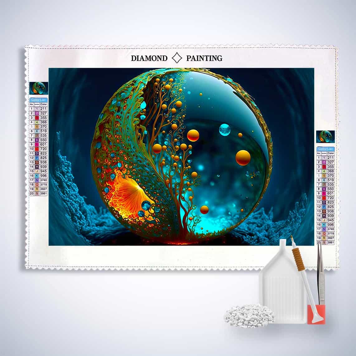 Drops World — Diamond Painting Kit, product view 3