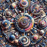 Cosmic Kaleidoscope — Diamond Painting Kit design