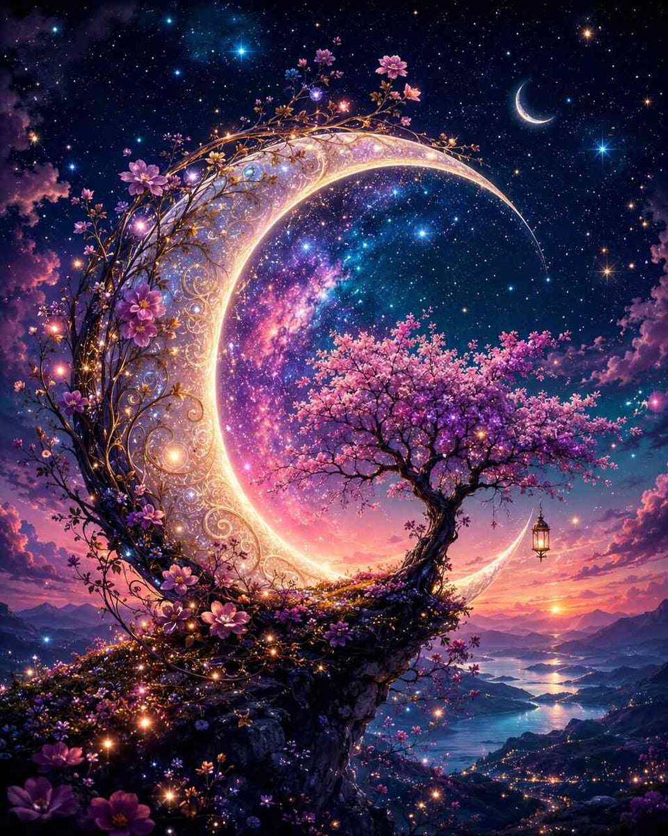 Fairytale Moonlit Dreams — Diamond Painting Kit design