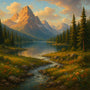 Longing for Stillness — Diamond Painting Kit design