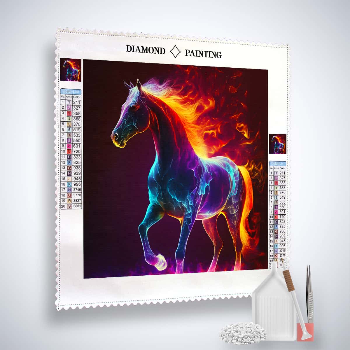 Fantastic Horse — Diamond Painting Kit, product view 2