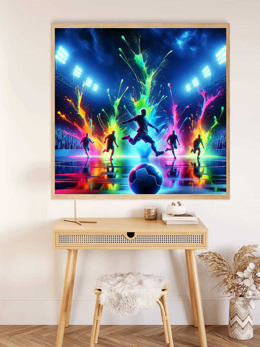 Colors of Soccer Triumph — Diamond Painting Kit, product view 2