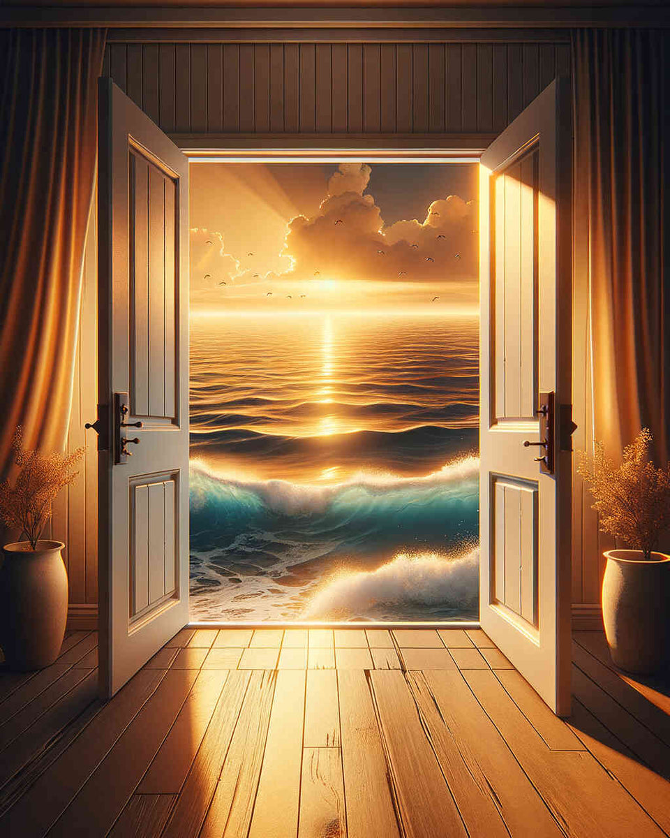 Door to the sea — Diamond Painting Kit design