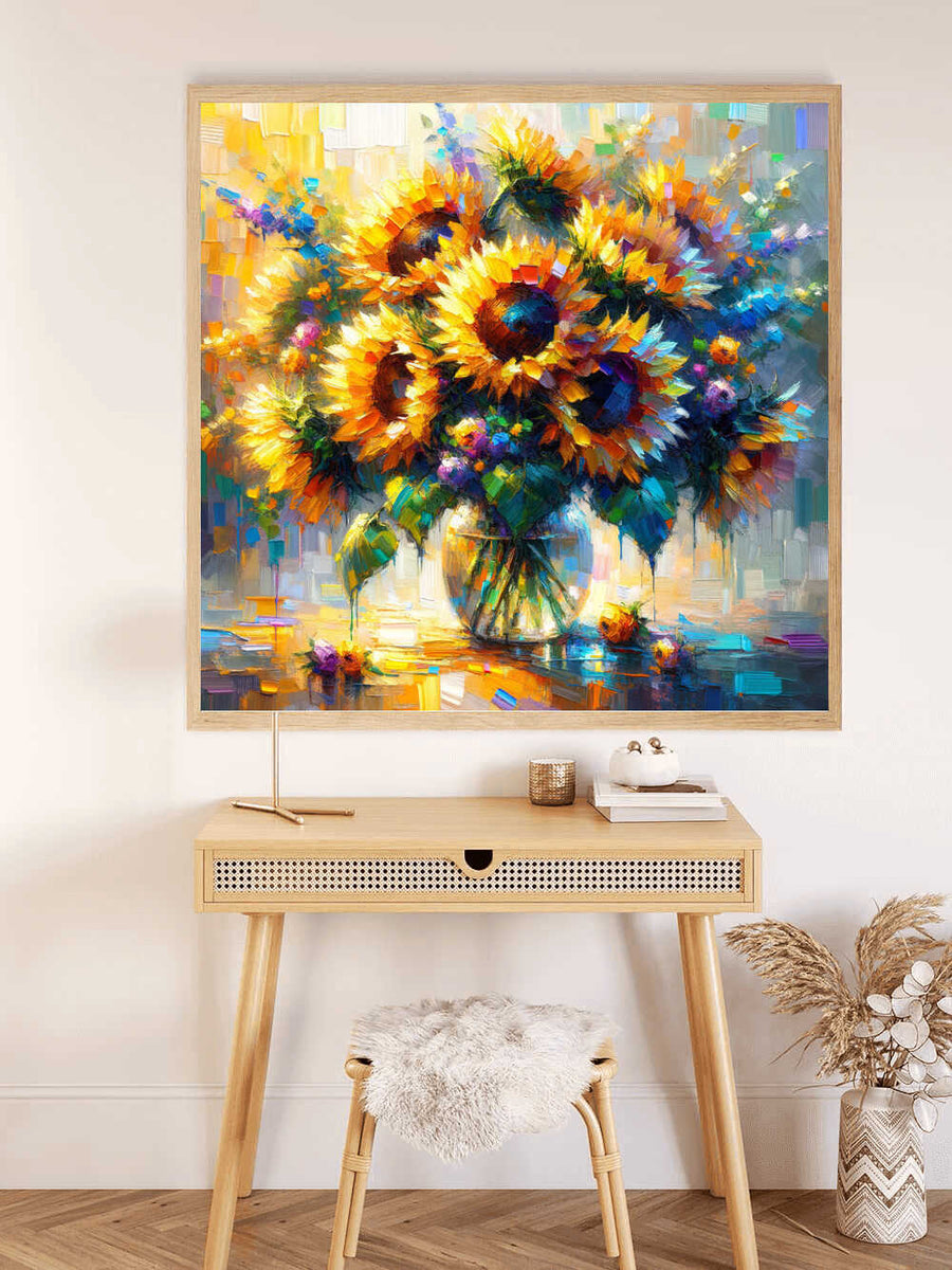 Sunshine and play of colors — Diamond Painting Kit, product view 2