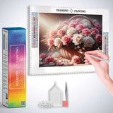 A Basket of Roses — Diamond Painting Kit, product view 3