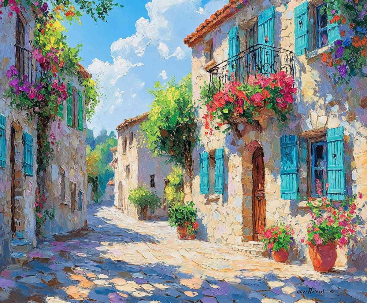 Mediterranean Colors — Diamond Painting Kit design