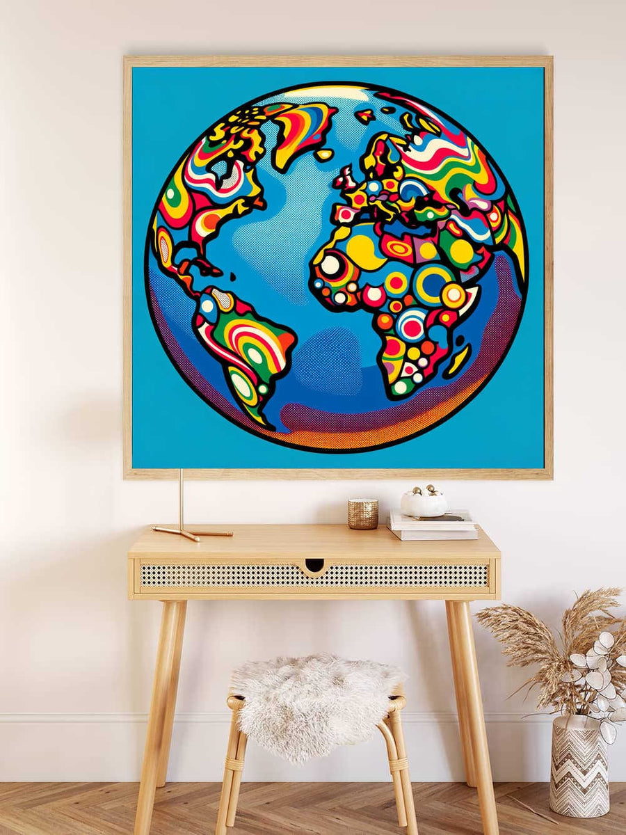 A Colorful World — Diamond Painting Kit, product view 2