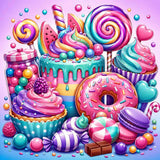 Sweet Temptations — Diamond Painting Kit design
