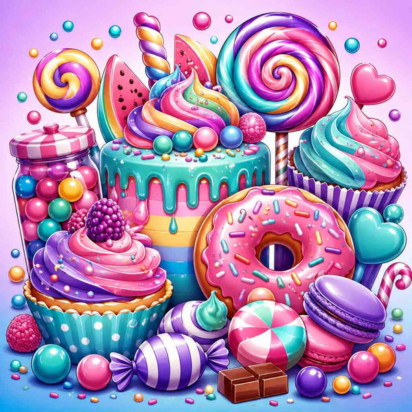 Sweet Temptations — Diamond Painting Kit design