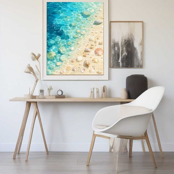 Seashells in Sunlight — Diamond Painting Kit, product view 2