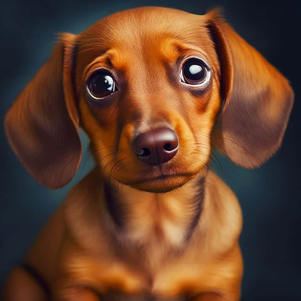 Dachshund with floppy ears — Diamond Painting Kit design