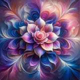 Flower Mandala — Diamond Painting Kit design