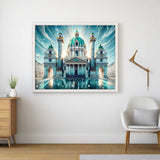 St. Charles Church in Vienna — Diamond Painting Kit, product view 2