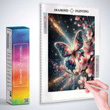 Butterfly glass ball — Diamond Painting Kit, product view 2