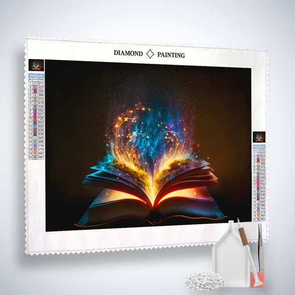 Magic Book Light — AB Diamond Painting Kit, product view 2