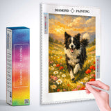 A Dog's Golden Hour — Diamond Painting Kit, product view 3