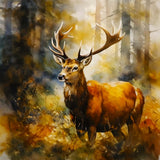 Magnificent deer in the forest — Diamond Painting Kit design