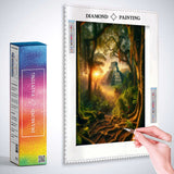 Maya Temple — Diamond Painting Kit, product view 3