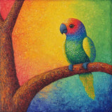 A Rainbow Portrait of Life — Diamond Painting Kit design