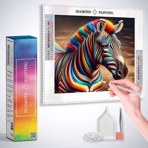 Color magic of the wilderness — Diamond Painting Kit, product view 3