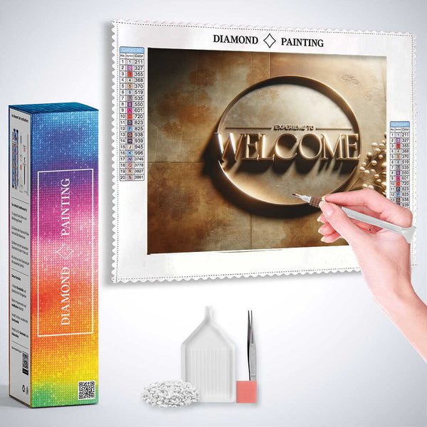 Welcome — Diamond Painting Kit, product view 2