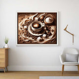 The Aroma of Coffee — Diamond Painting Kit, product view 2