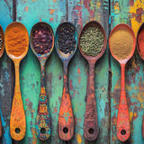 Spice Spoon Collection — Diamond Painting Kit design