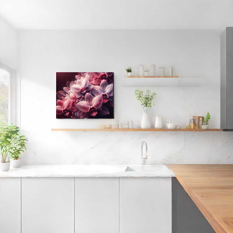 Orchid Close-Up — Diamond Painting Kit, product view 2