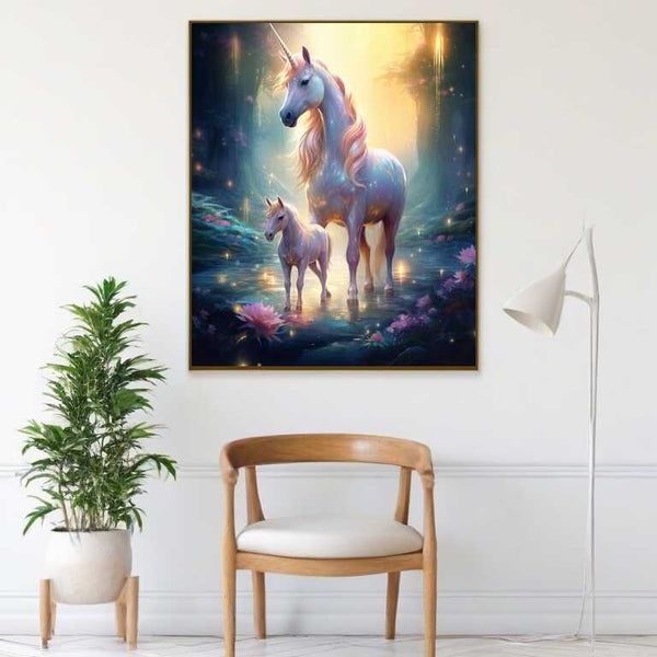 The Enchanted Unicorn Forest — Diamond Painting Kit, product view 2