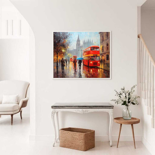 Raindrops in London — Diamond Painting Kit, product view 2