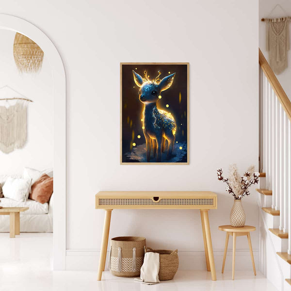 Deer with lights — AB Diamond Painting Kit, product view 3