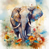 Majestic elephant — Diamond Painting Kit design