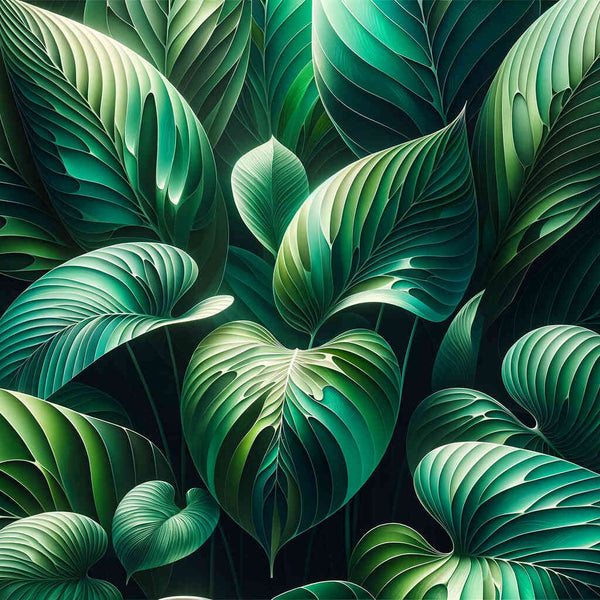 Monstera Deliciosa Leaves — Diamond Painting Kit design
